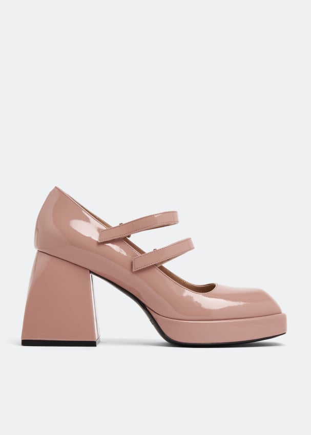Туфли NODALETO Bulla Babies pumps, розовый женские туфли лодочки на платформе офисные туфли на массивном высоком каблуке роскошные модные элегантные туфли 2022