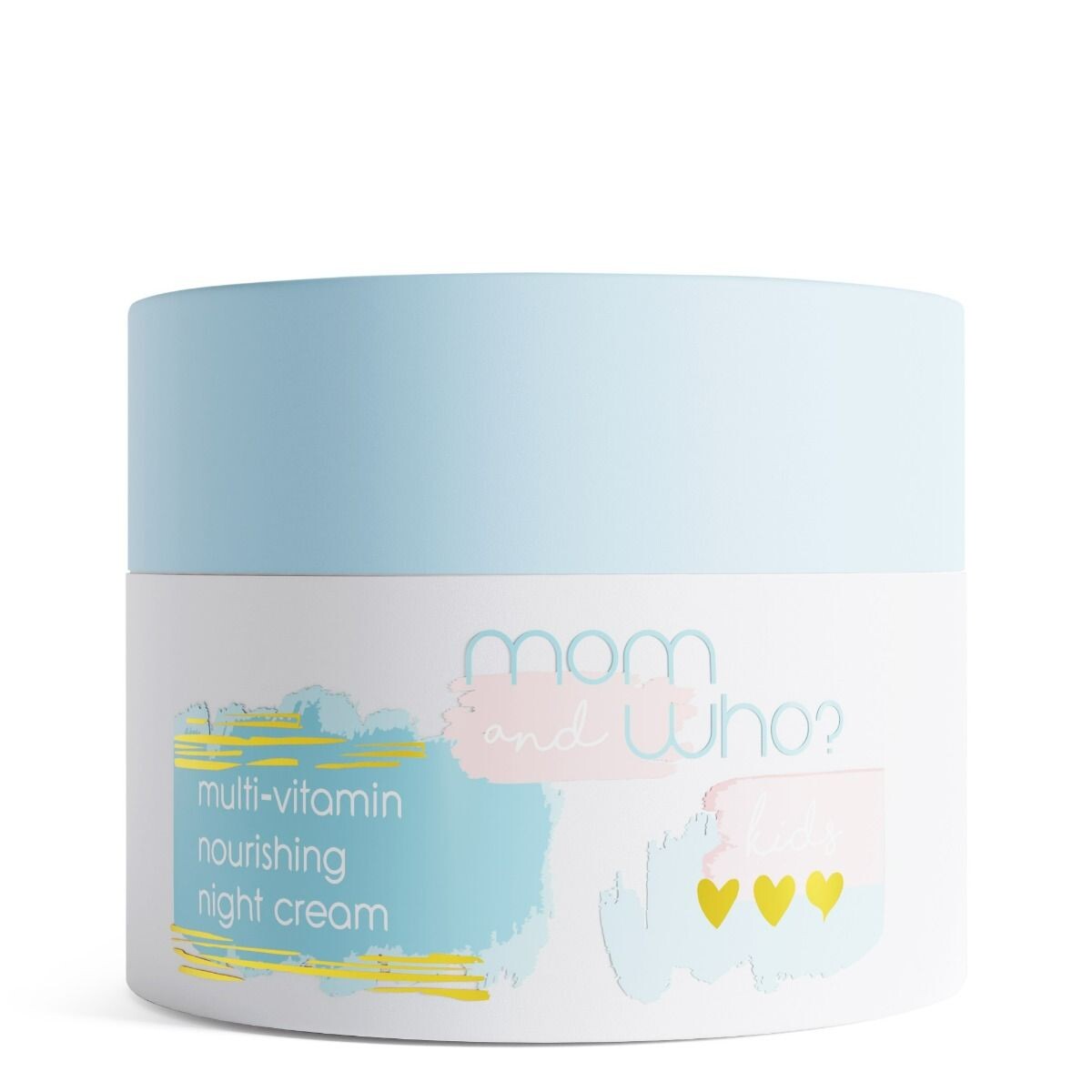 Mom & Who Kids ночной крем для детей, 50 ml