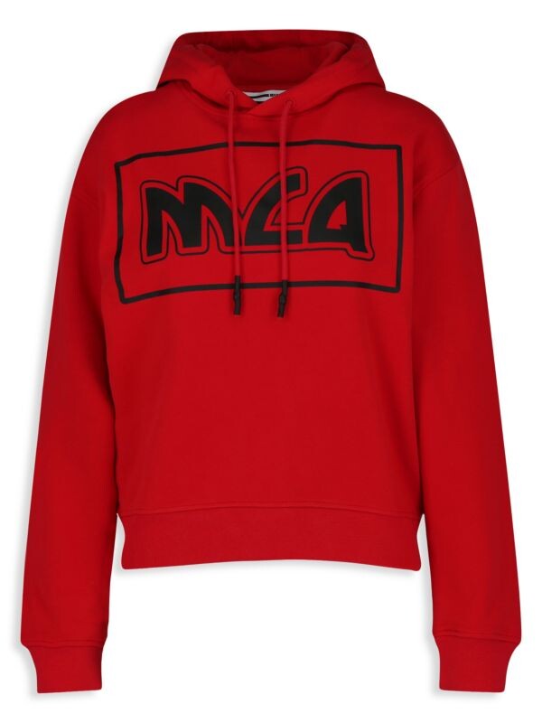

Толстовка с капюшоном и металлическим логотипом McQ Alexander McQueen Red