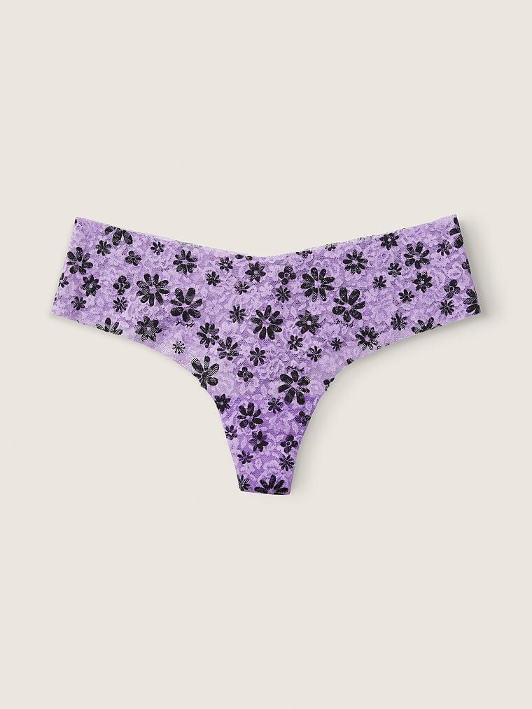

Трусы Pink No-Show Soft Lace, фиолетовый