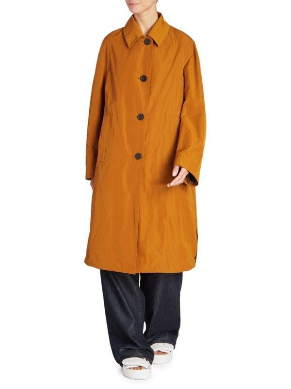 

Пальто оверсайз rinks с петелькой Dries Van Noten Ocra