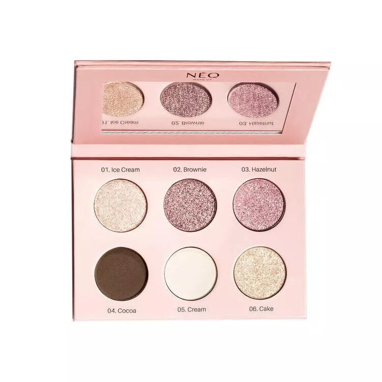 

NEO MAKE UP Палетка теней для век Nude Pressed Eyeshadow Palette 9g