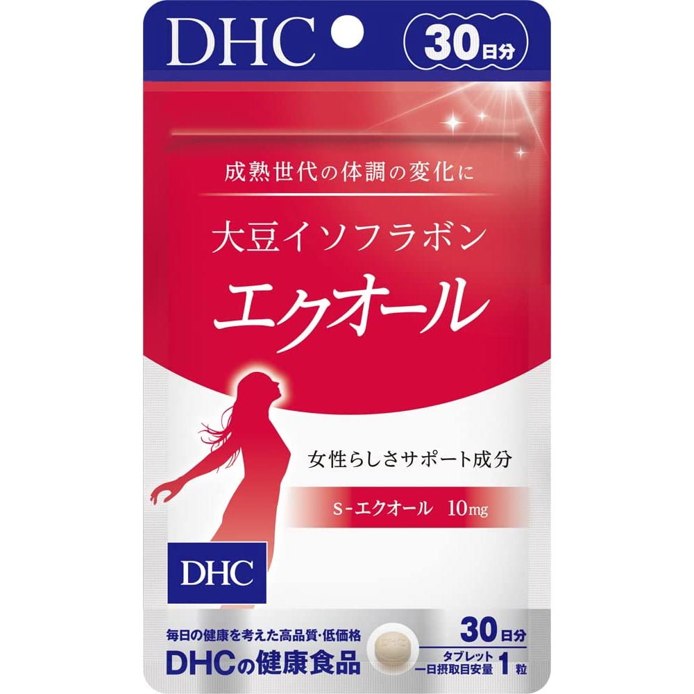 цена Эквол для женского здоровья DHC Soy Isoflavone, 30 шт.