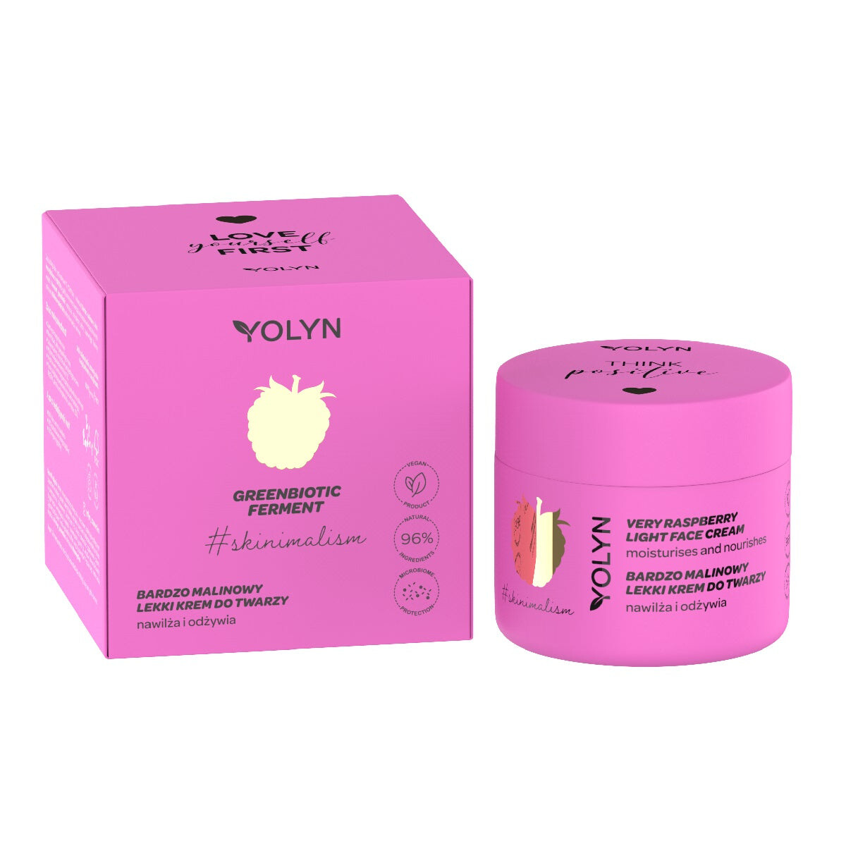 

Yolyn Крем для лица увлажняющий Greenbiotic Ferment Very Raspberry 50мл