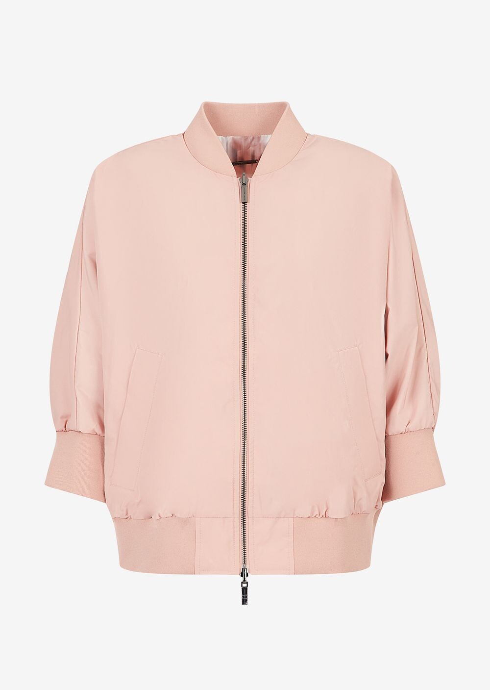 

Двусторонняя оттоманская куртка-бомбер Armani Exchange, розовый