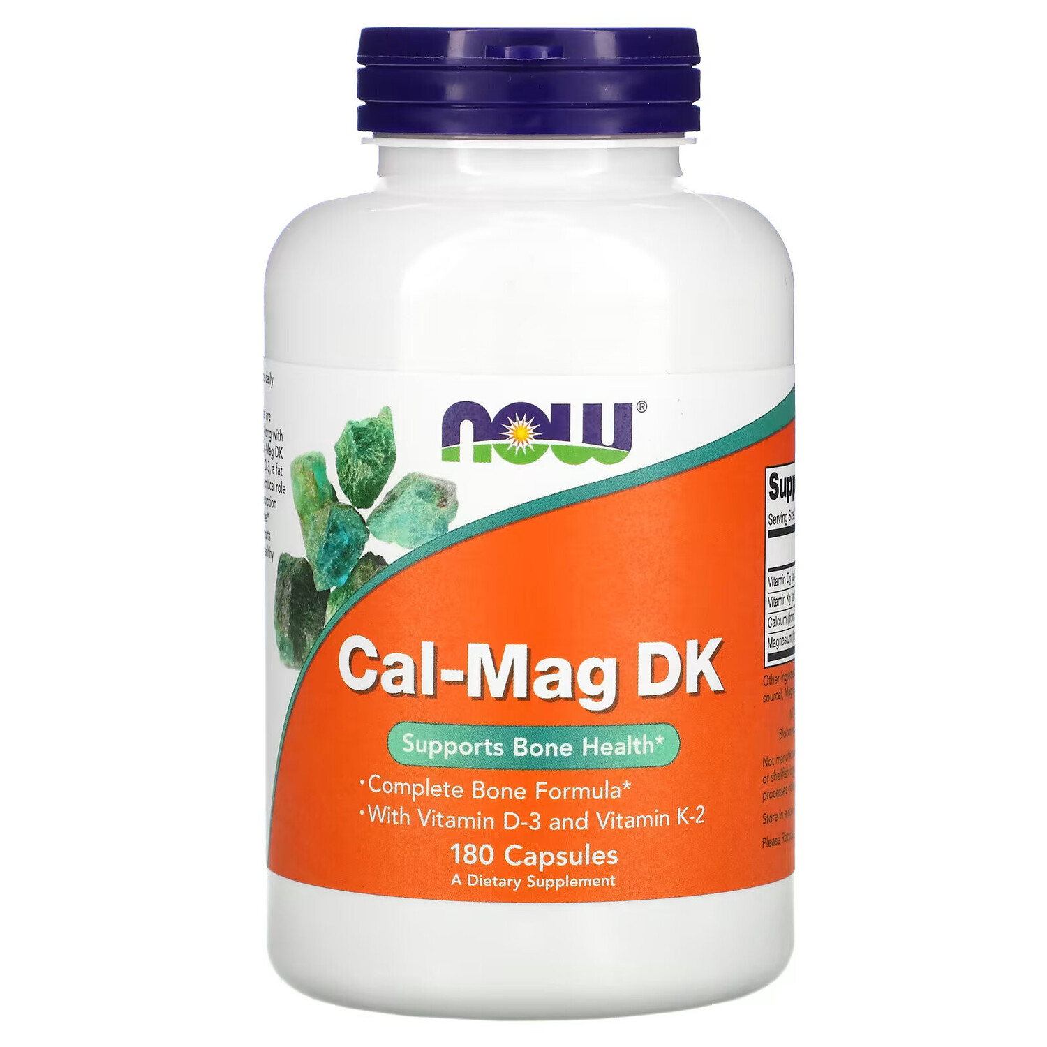 

NOW Foods, Cal-Mag DK, кальций и магний, 180 капсул