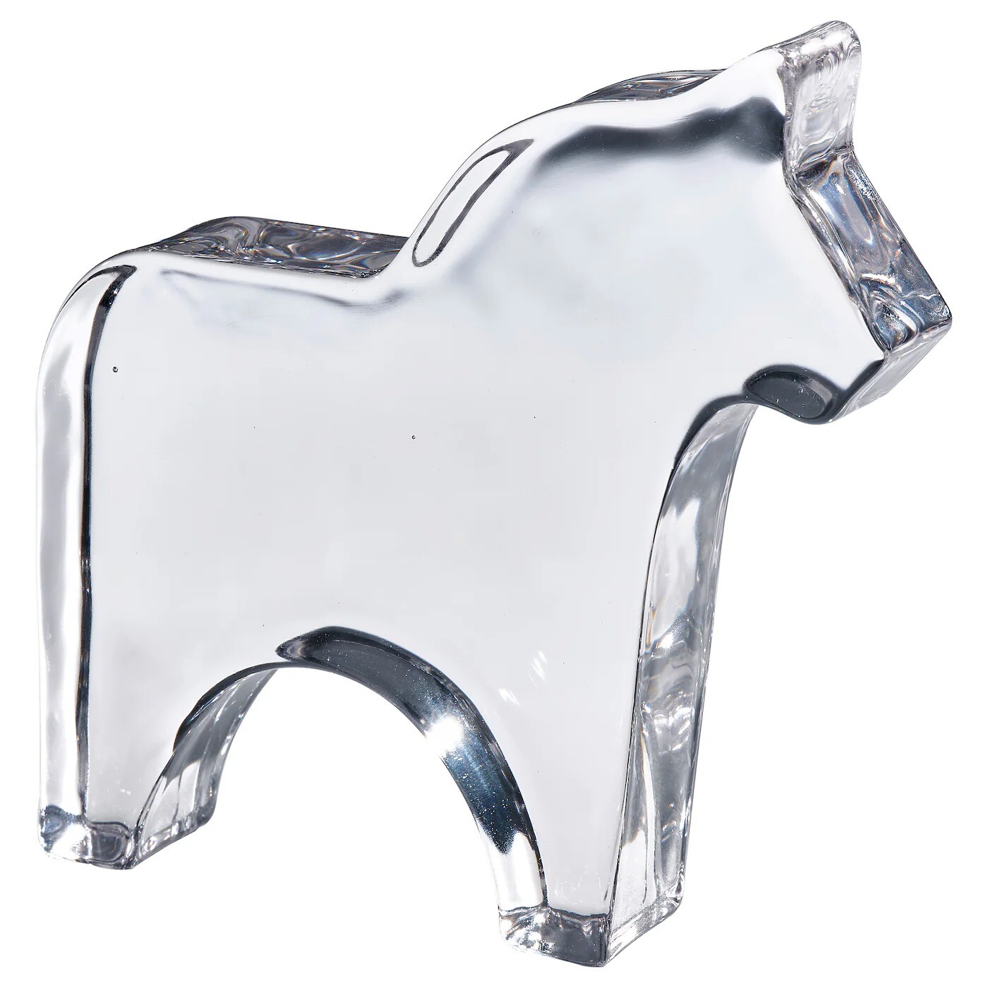 

Украшение Ikea Vinterfint horse, transparent glass
