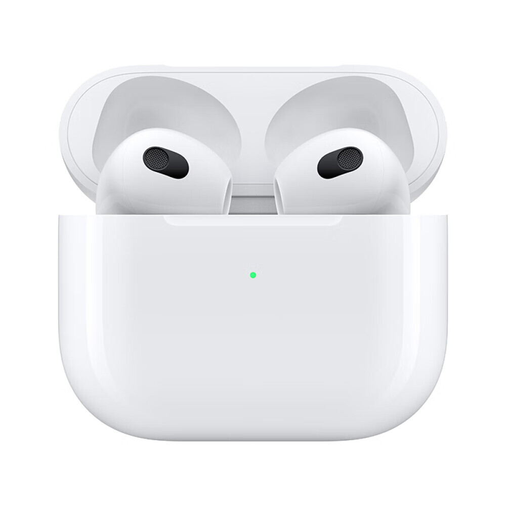 

Bluetooth-гарнитура Apple AirPods 3-го поколения с чехлом для беспроводной зарядки, белый