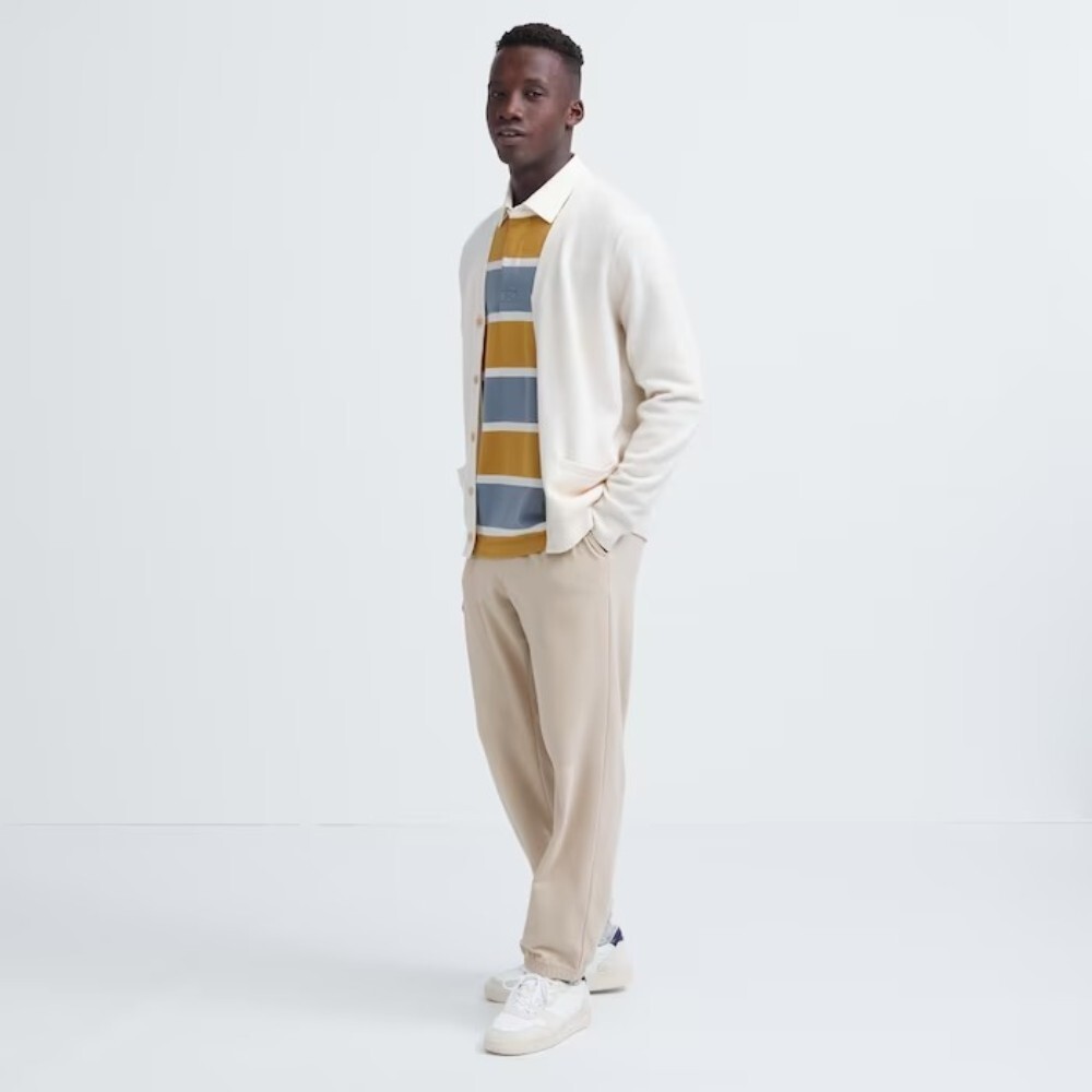 

Брюки Uniqlo Soft Fleece, светло-бежевый