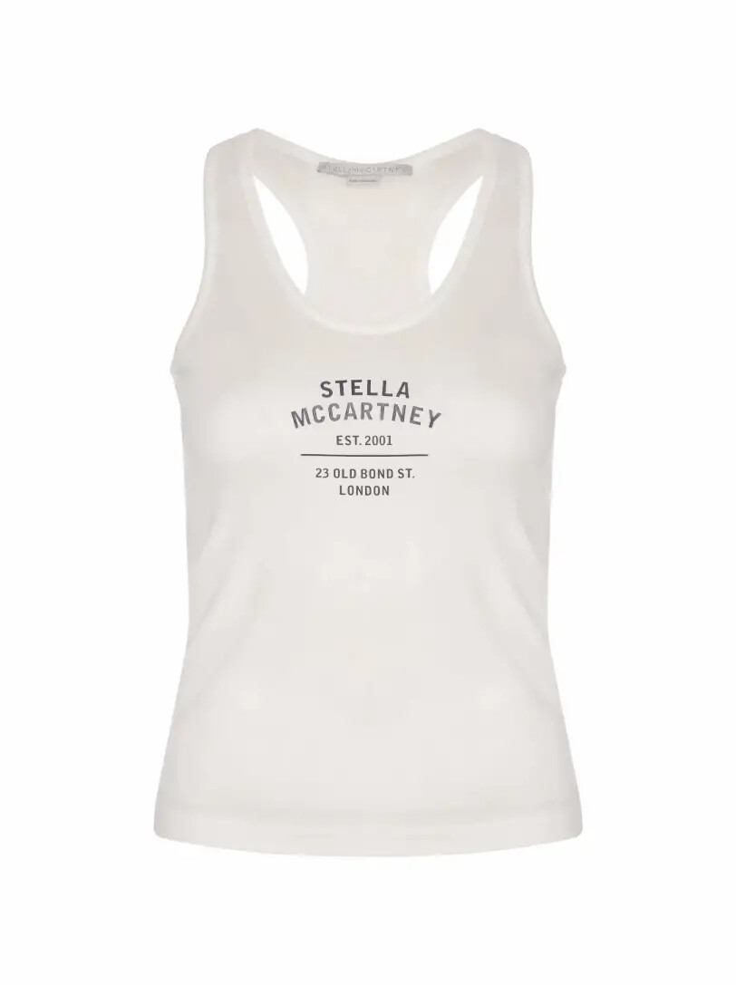 

Трикотажная майка с логотипом Stella McCartney