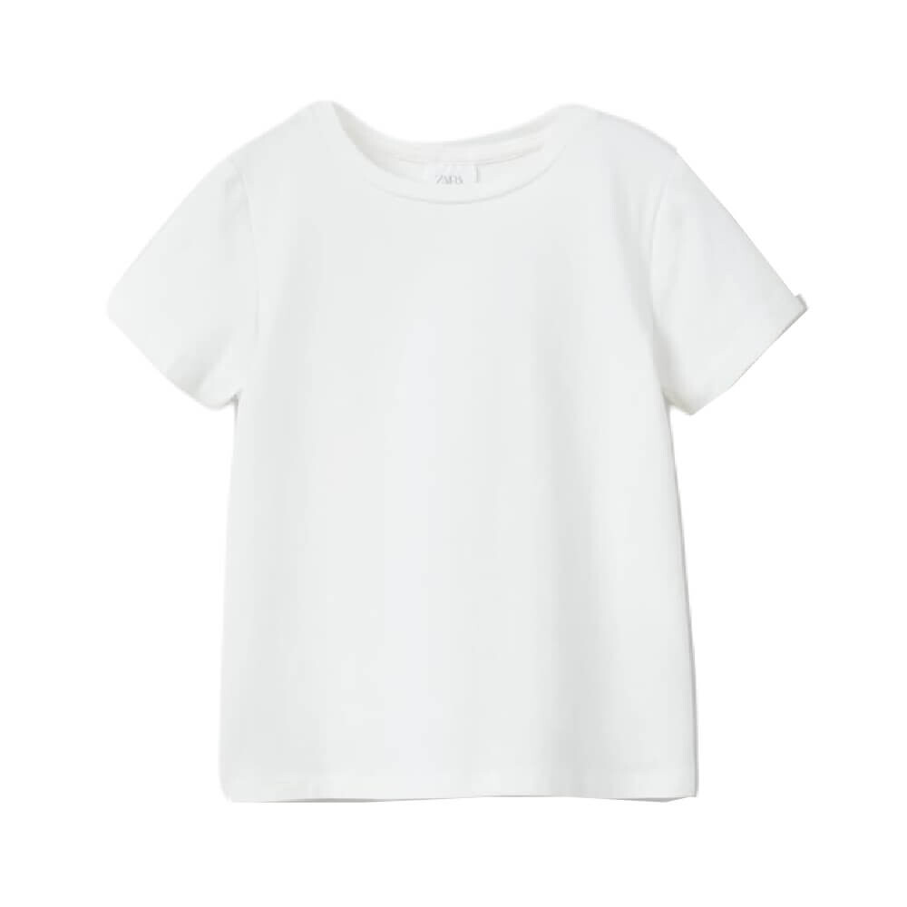 

Футболка Zara Kids Basic, белый