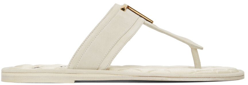 

Замшевые сандалии Brighton Off-White TOM FORD