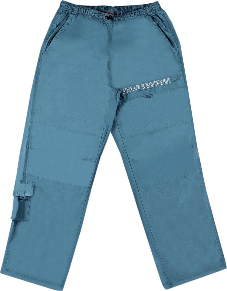 

Брюки Supreme Cotton Cinch Pant 'Slate', синий