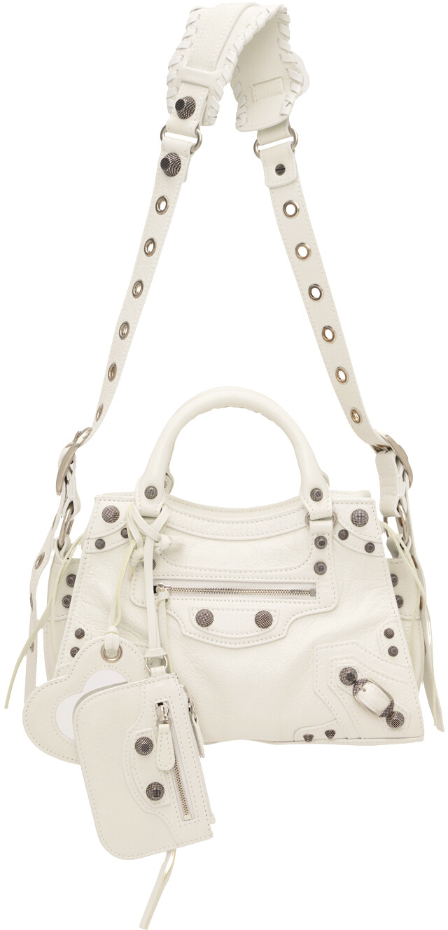 

Белая сумка XS 'Le Cagole' Balenciaga