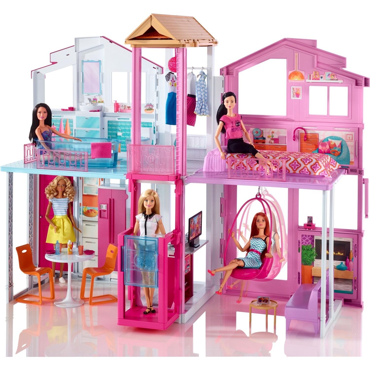 Mattel Barbie dly32 Барби городской дом Малибу