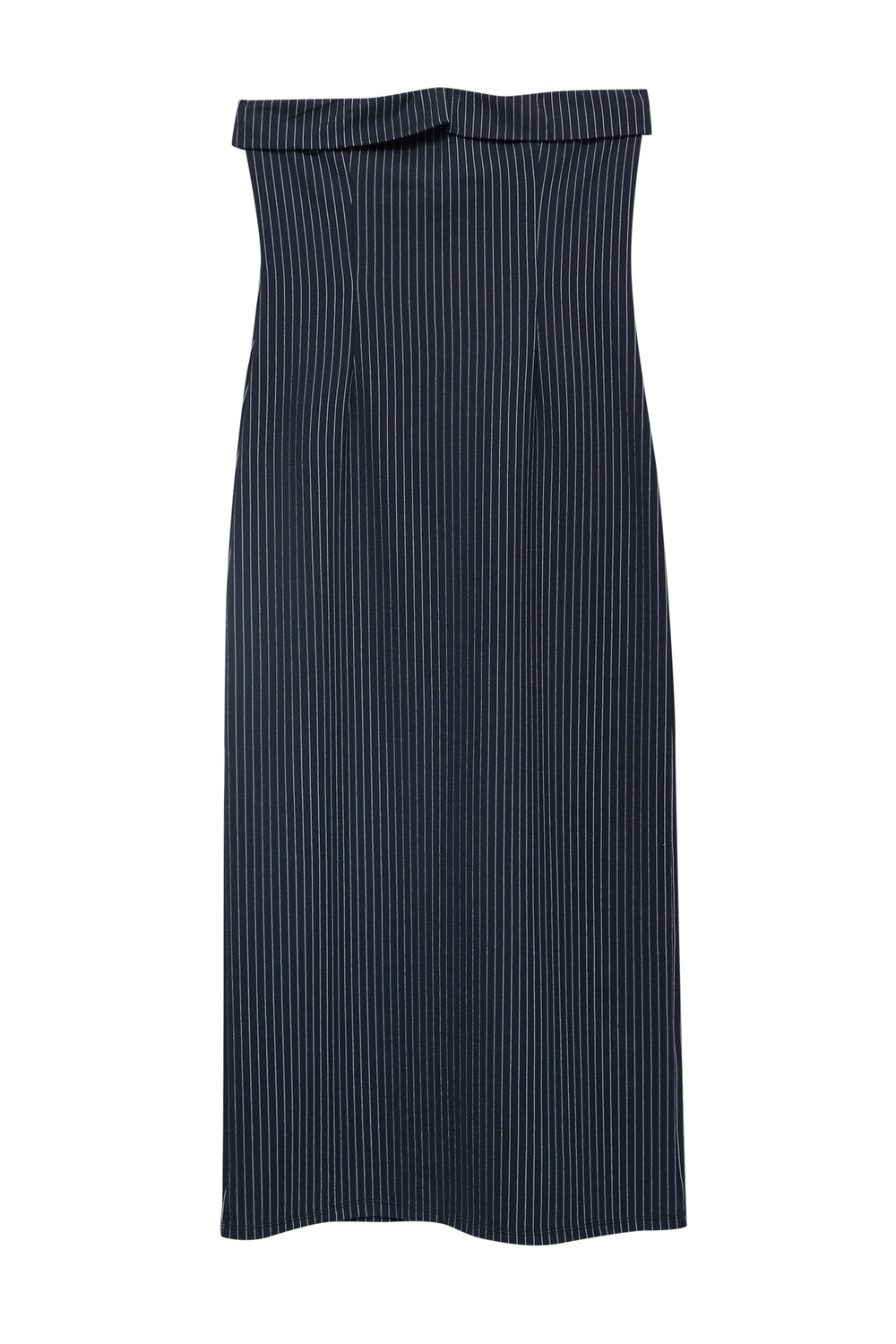 

Платье Pull&Bear Midi Pinstripe, темно-синий