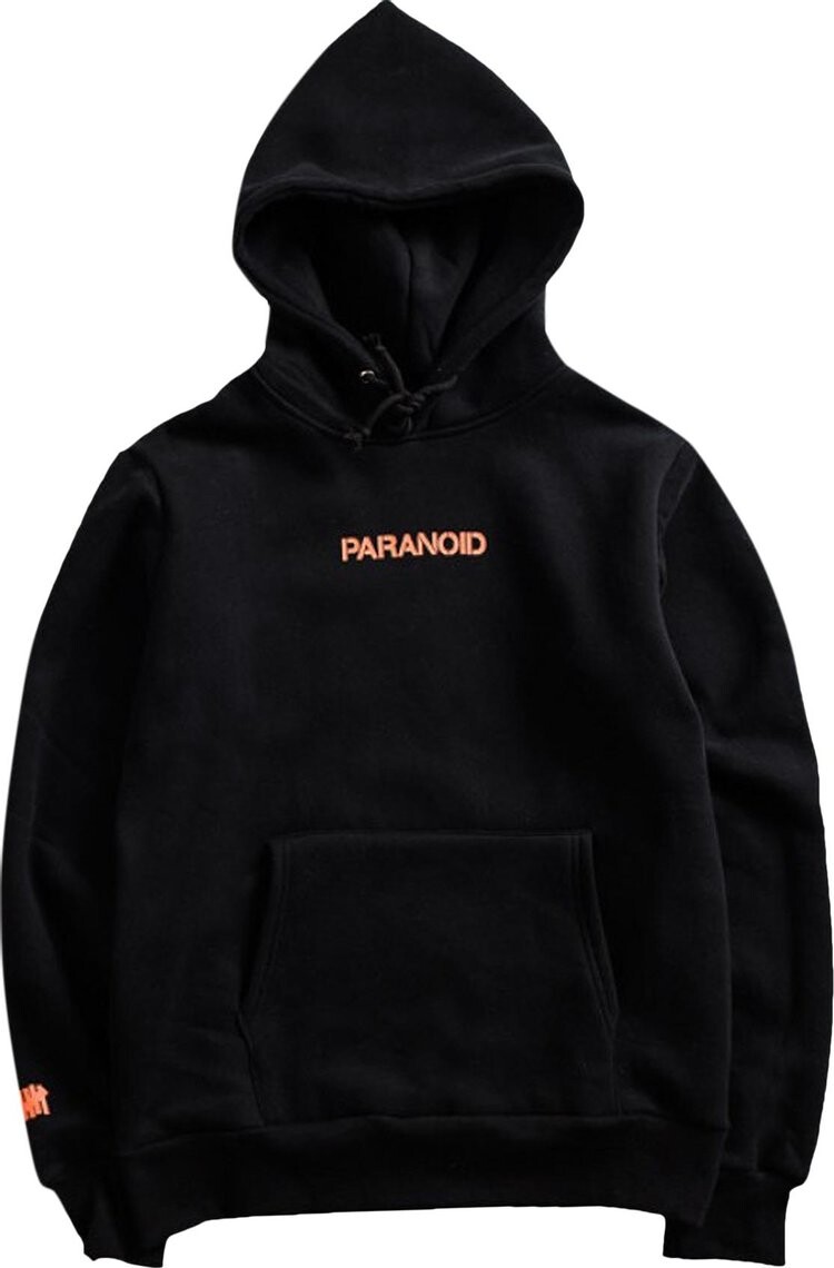 

Худи Anti Social Social Club x Undefeated Paranoid Hoodie 'Black', черный