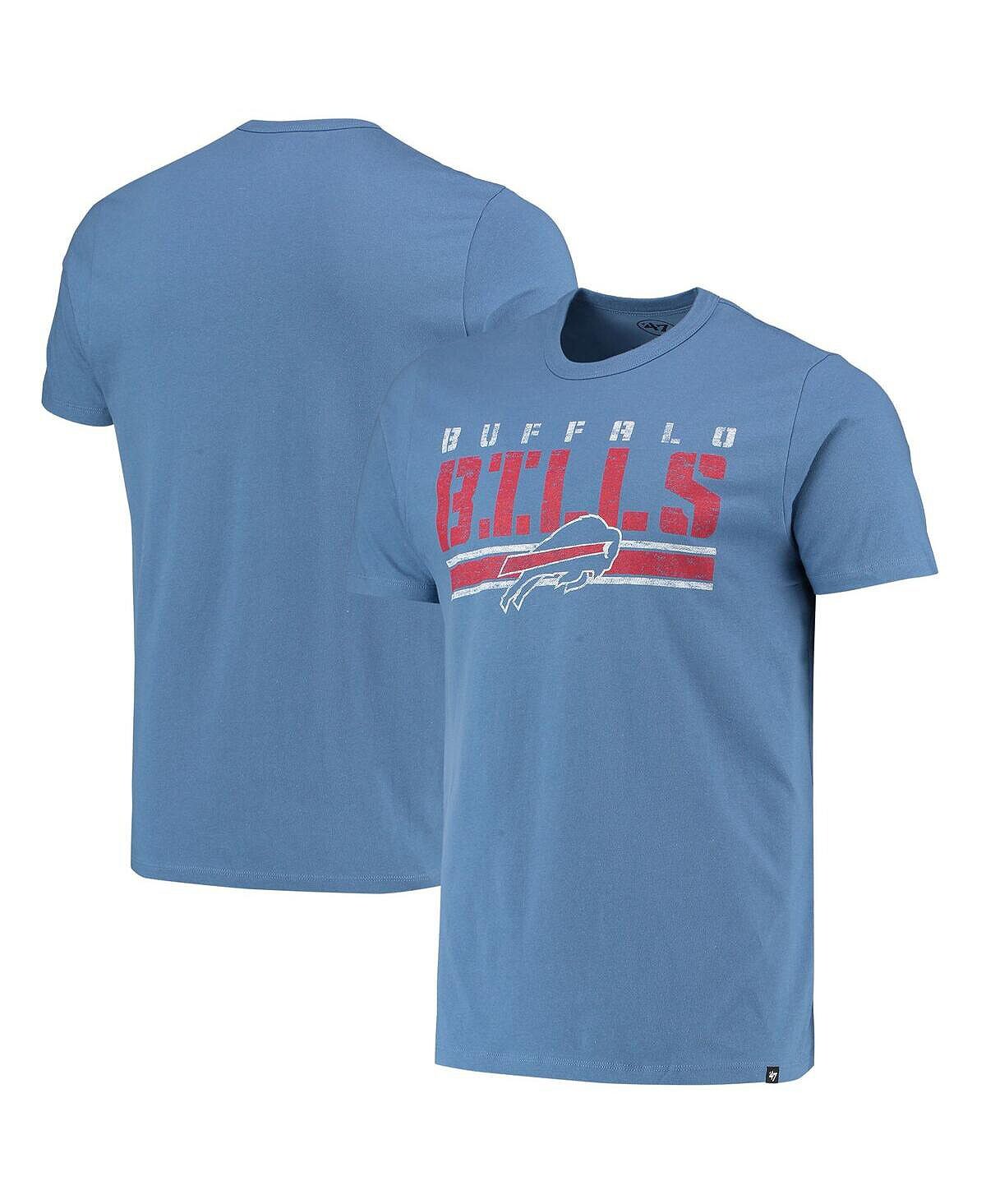 

Мужская футболка в полоску royal buffalo bills team team '47 Brand