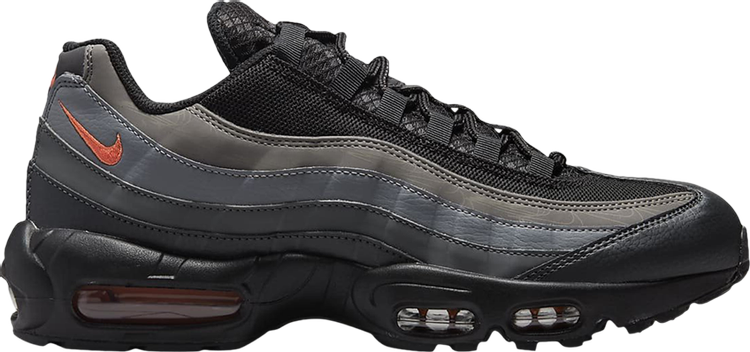 

Кроссовки Nike Air Max 95 'Black Picante Reflective', черный, Черный;серый