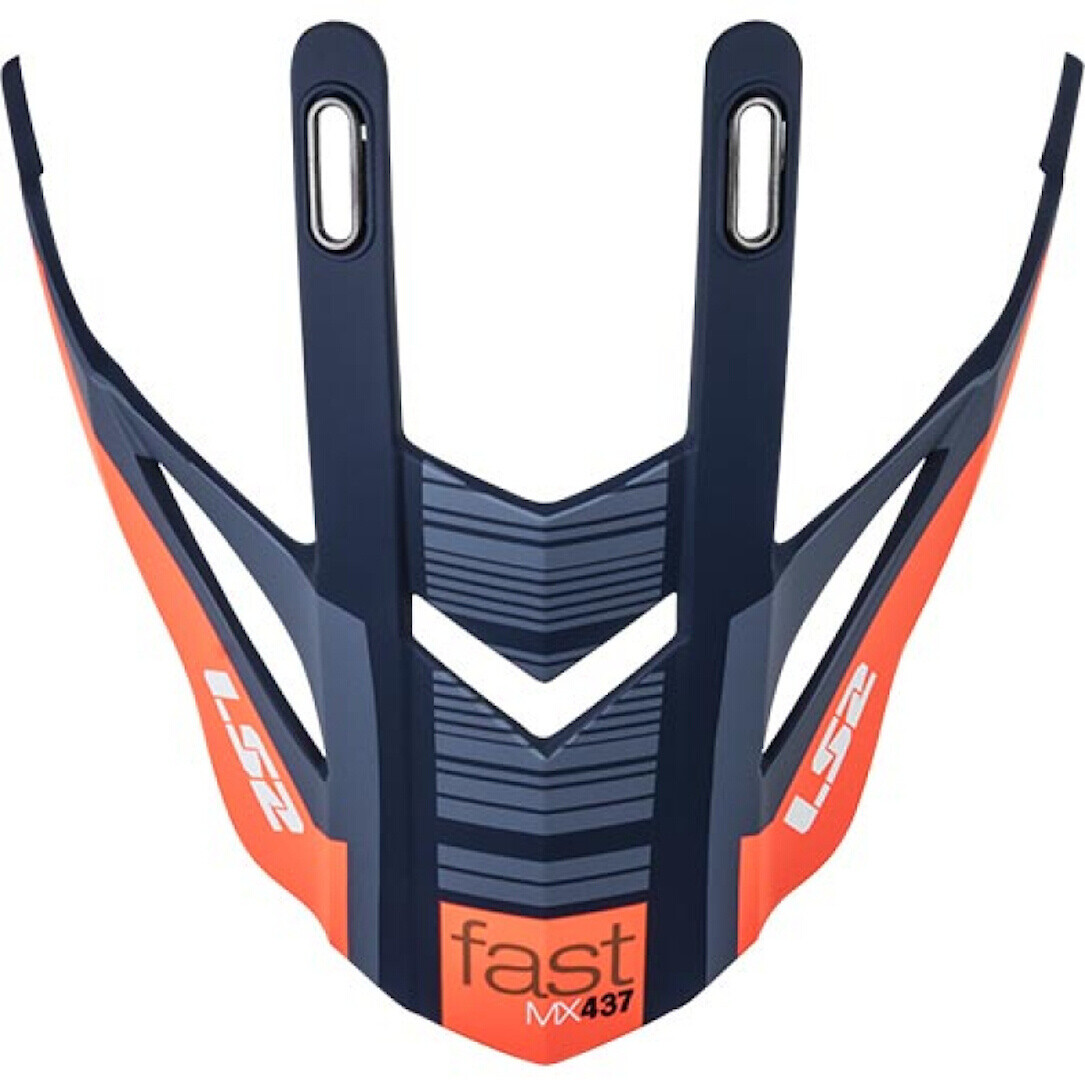 

Пик LS2 MX437 Fast Evo для шлема, сине-оранжевый