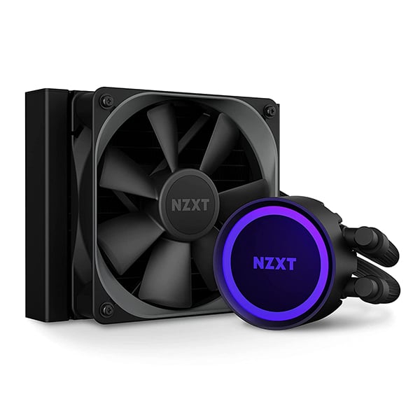 Система водяного охлаждения для процессора NZXT Kraken 120, RGB, черный - фото