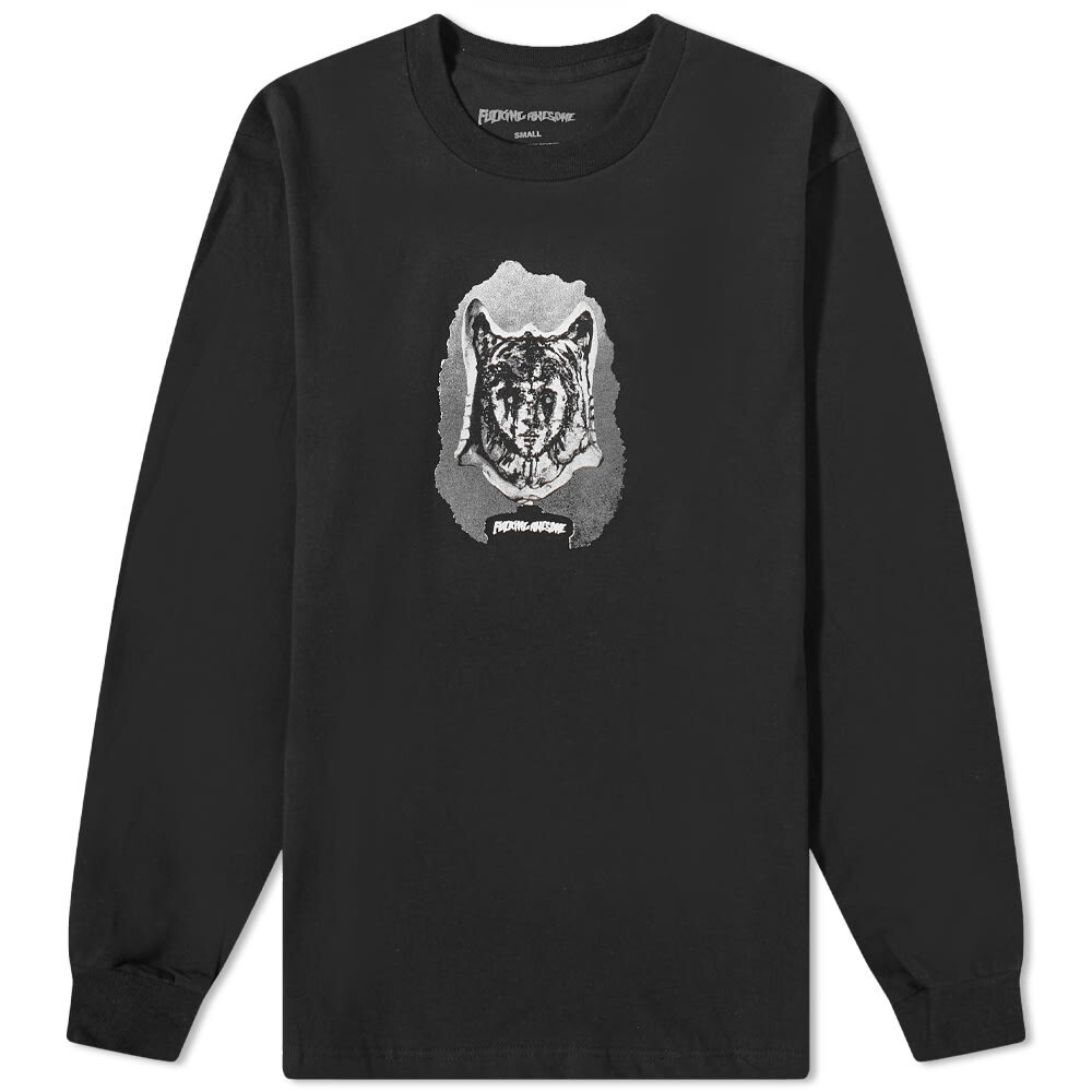 

Футболка f*cking Awesome Long Sleeve Cat Mask Tee, Черный
