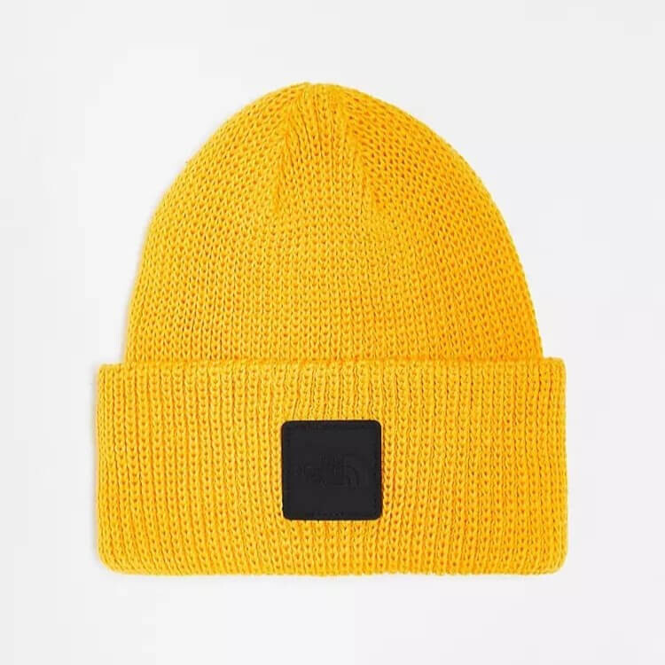 

Шапка The North Face Explore Ribbed, желтый