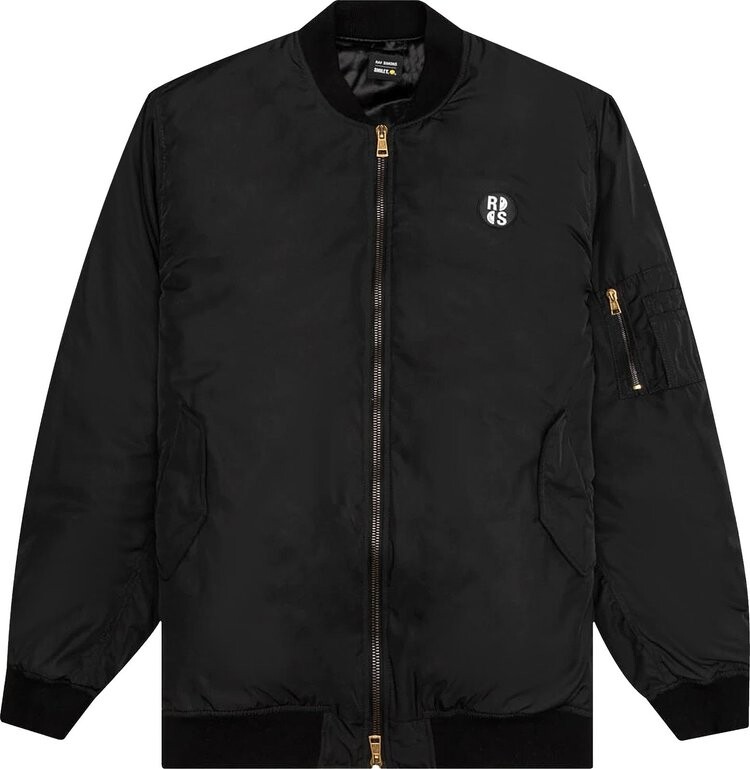 

Куртка Raf Simons Bomber Jacket With Print And Badge 'Black', черный