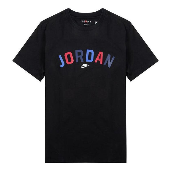 

Футболка Nike Multi-Color Alphabet Loose Breathable Running Training Short Sleeve Black, Черный