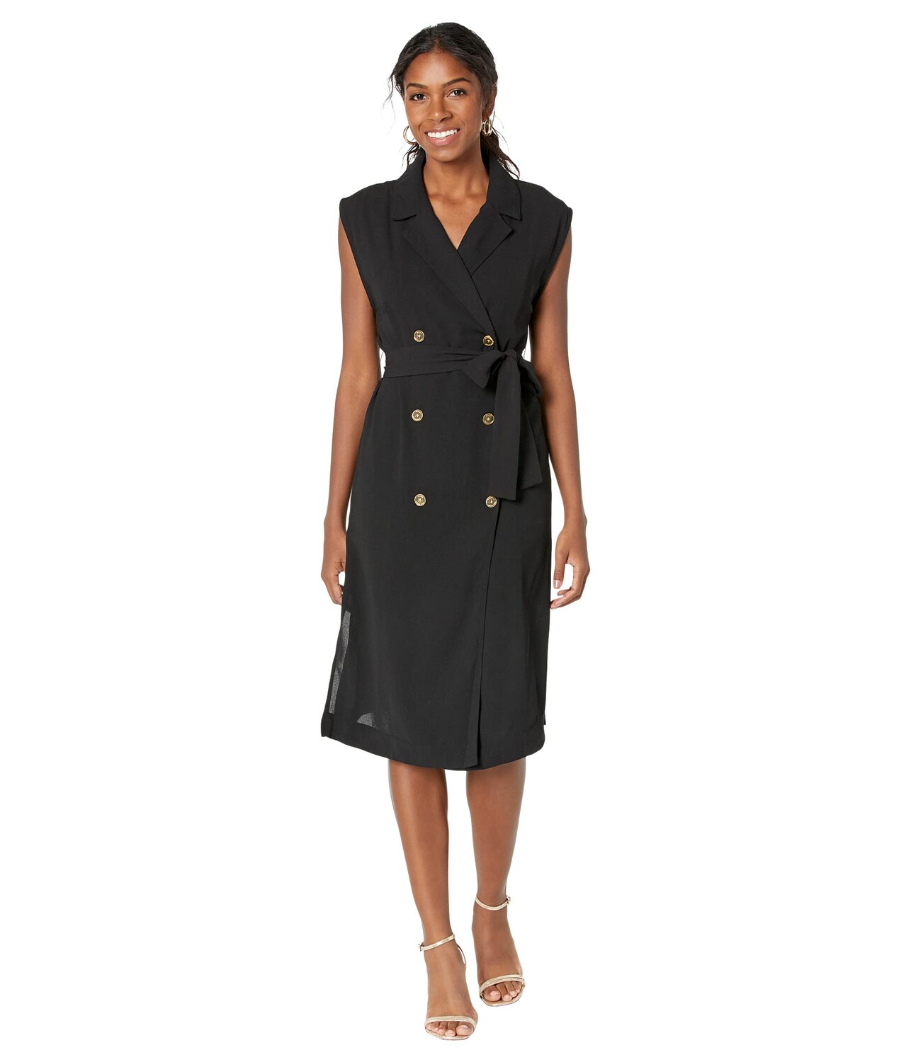 

Платье MICHAEL Michael Kors, Petite Drapey Crepe Trench Dress