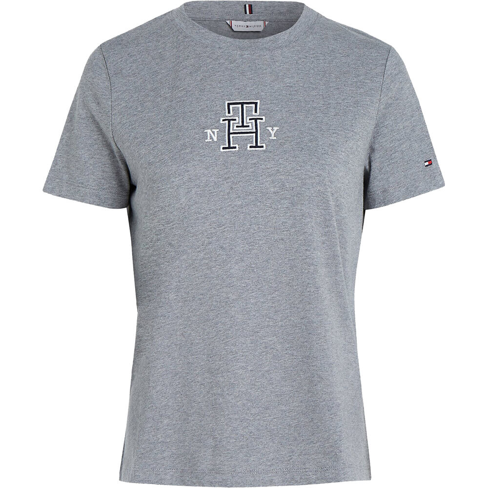 

Футболка Tommy Hilfiger Varsity Monogram, серый