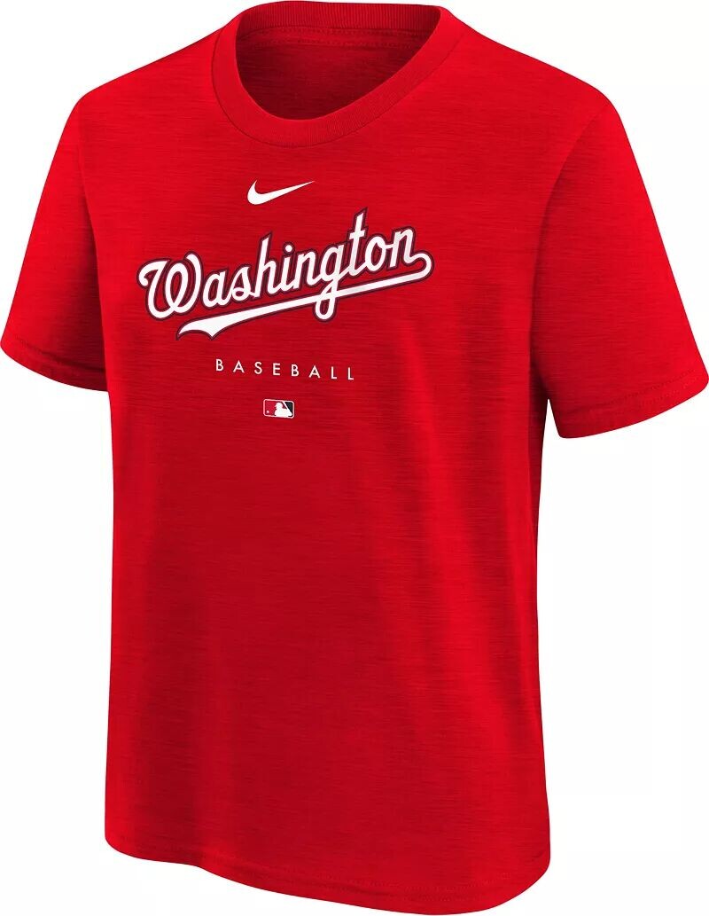 

Красная футболка Nike Youth Washington Nationals Early Work