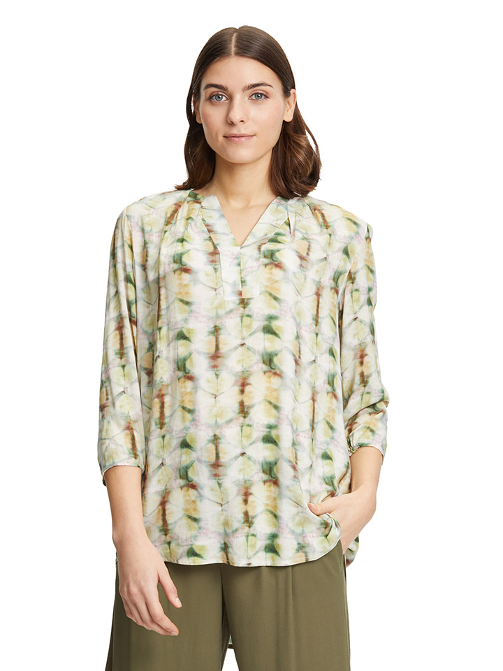 Блуза CARTOON, цвет Hellgrün/Beige