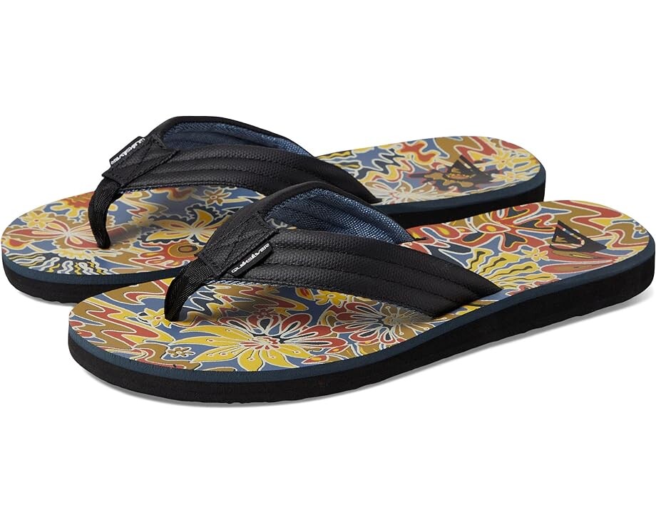 

Сандалии Quiksilver Carver Print, цвет Black/Blue/Grey 3