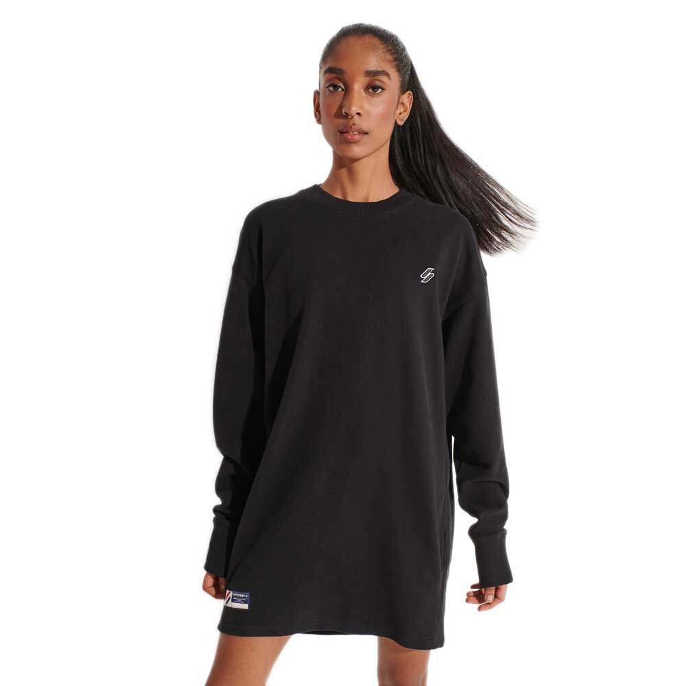 

Платье Superdry Code Osized Crew, черный