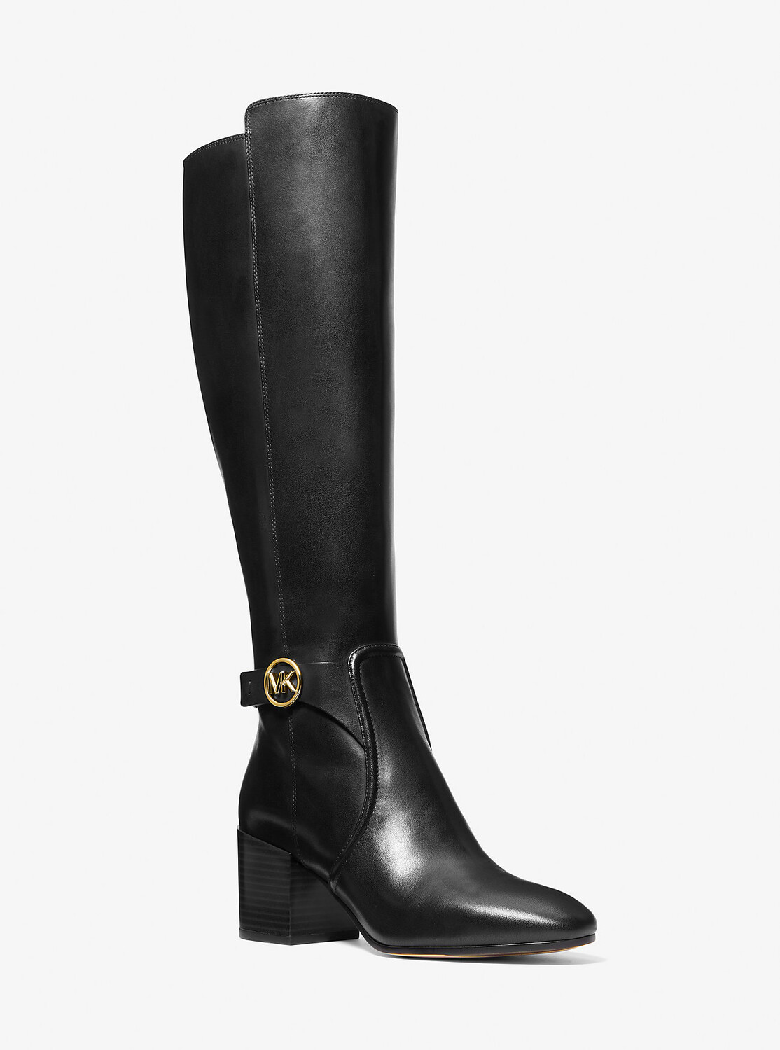 

Кожаные ботинки для верховой езды Carmen Michael Kors, черный