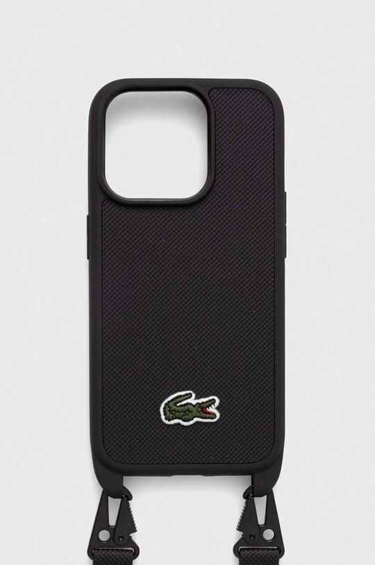 

Чехол для iPhone 15 Pro 6,1" Lacoste, черный