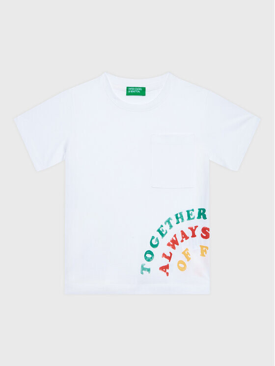 

Футболка стандартного кроя United Colors Of Benetton, белый