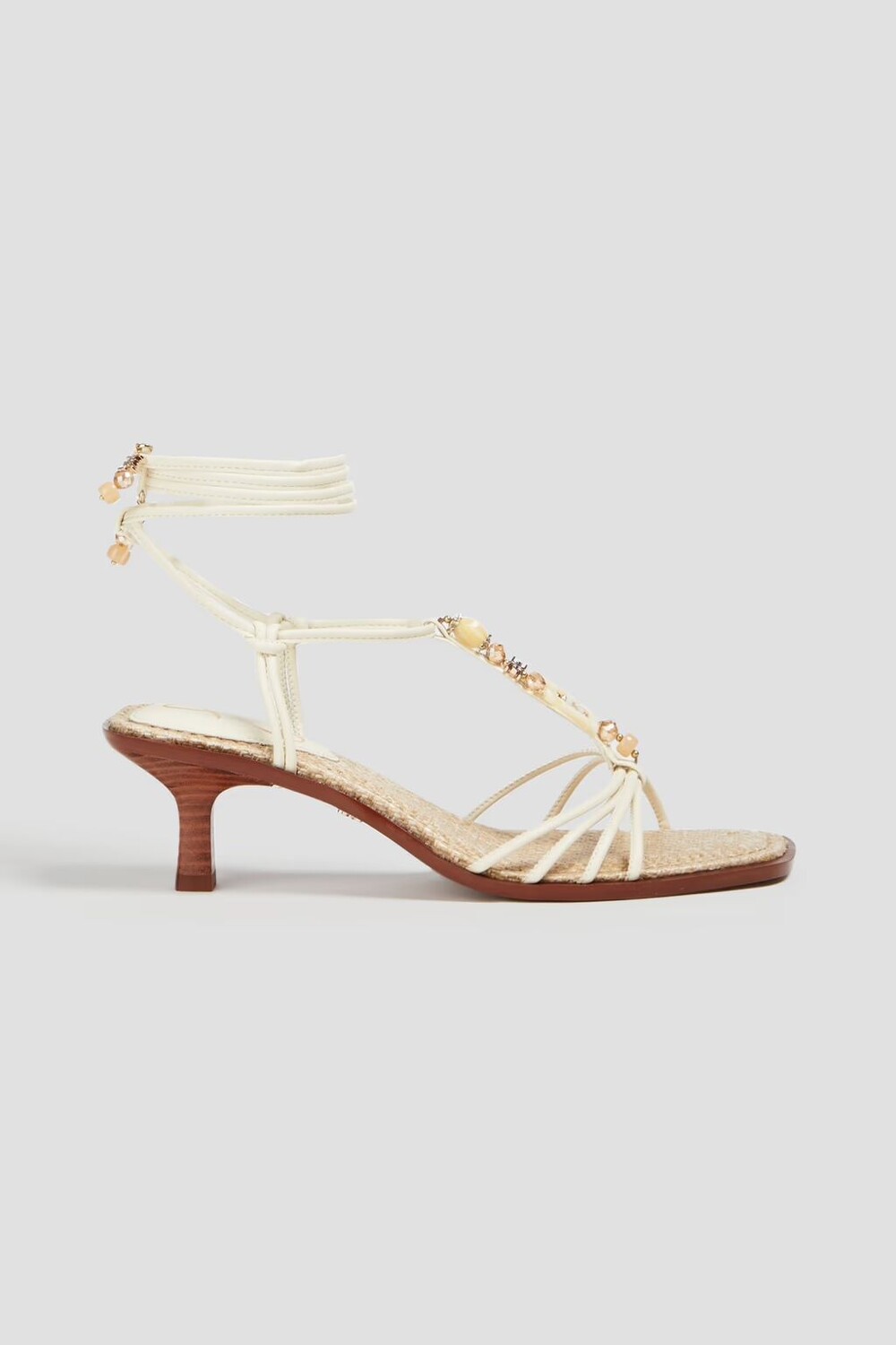 

Босоножки Dacie из искусственной кожи с декором Sam Edelman, слоновая кость