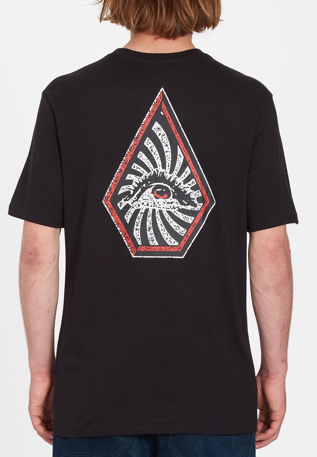 

Футболка с принтом Volcom, черный