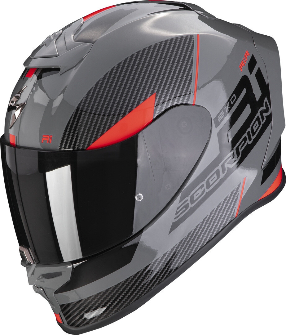 

Scorpion EXO-R1 Evo Air Final Шлем, серый/черный/красный