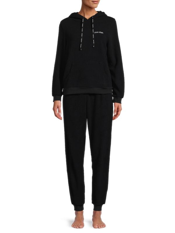 

Худи и Джоггеры Calvin Klein из искусственной овчины, черный