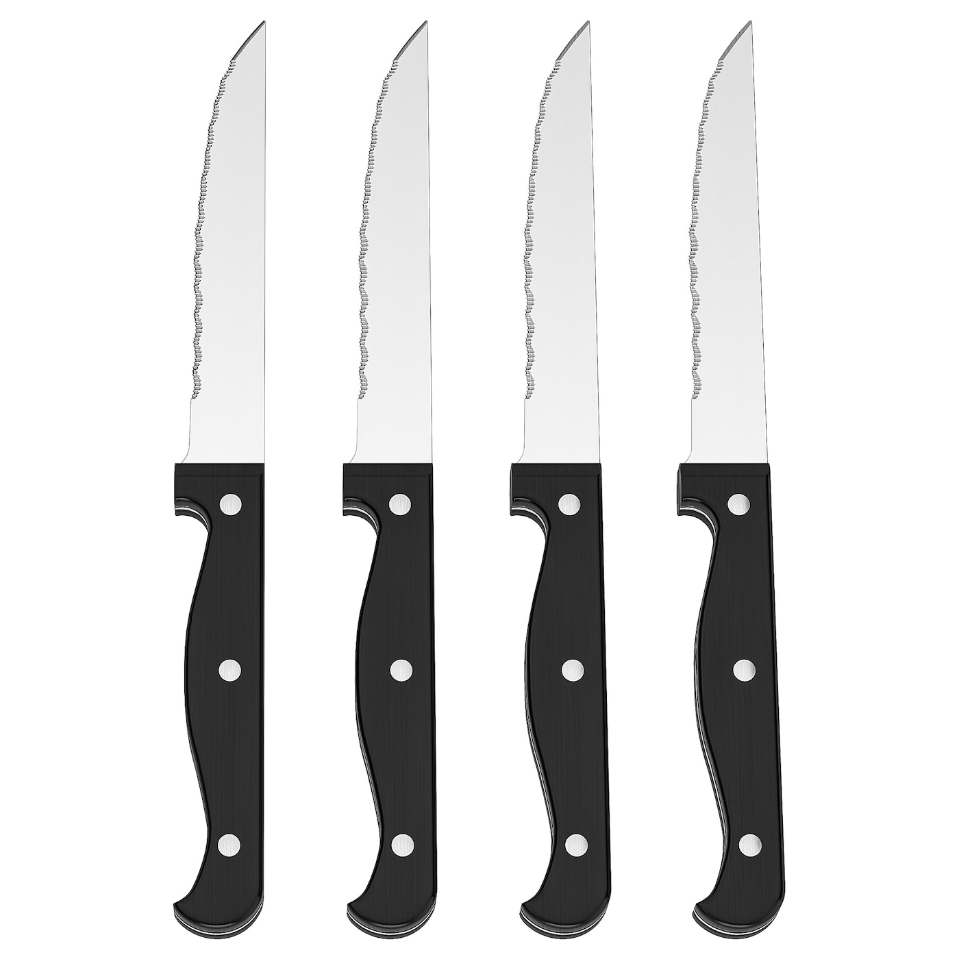 SNITTA СНИТТА Нож, черный, 22 см IKEA нож atlantis 24708 sk 11см для стейка