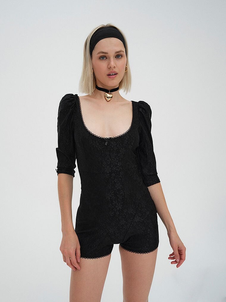 

Боди For Love & Lemons Marni, черный
