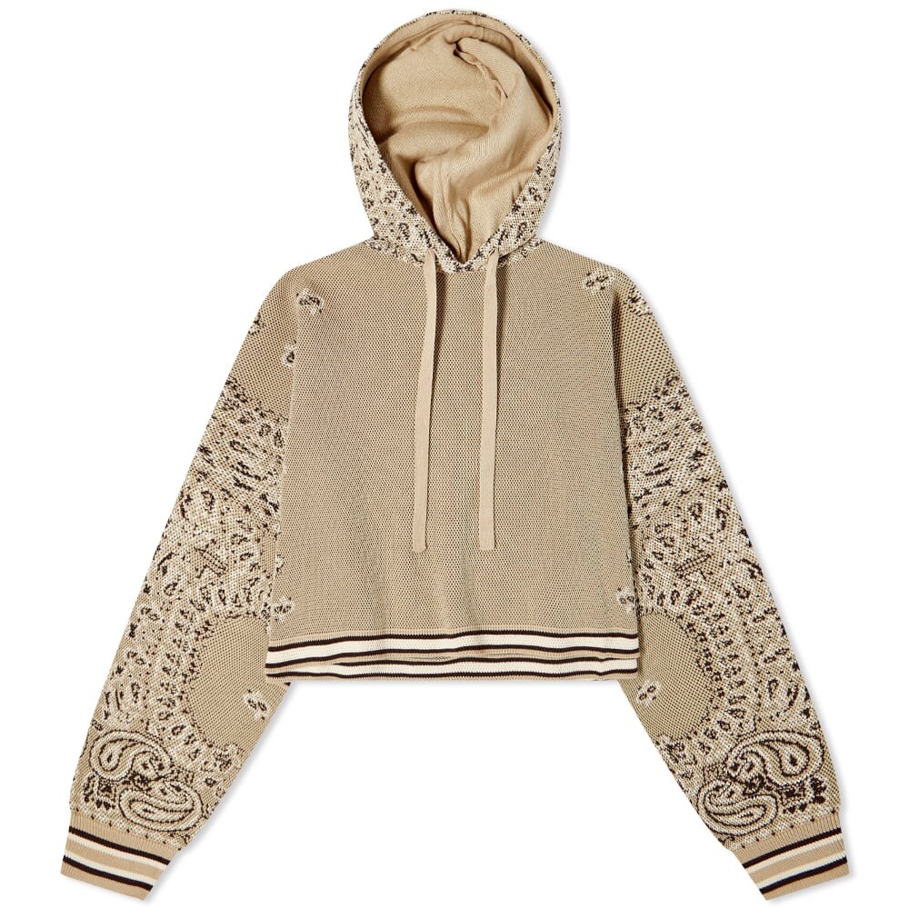 

Толстовка AMIRI Bandana Oversized Knit Hoody, Серый