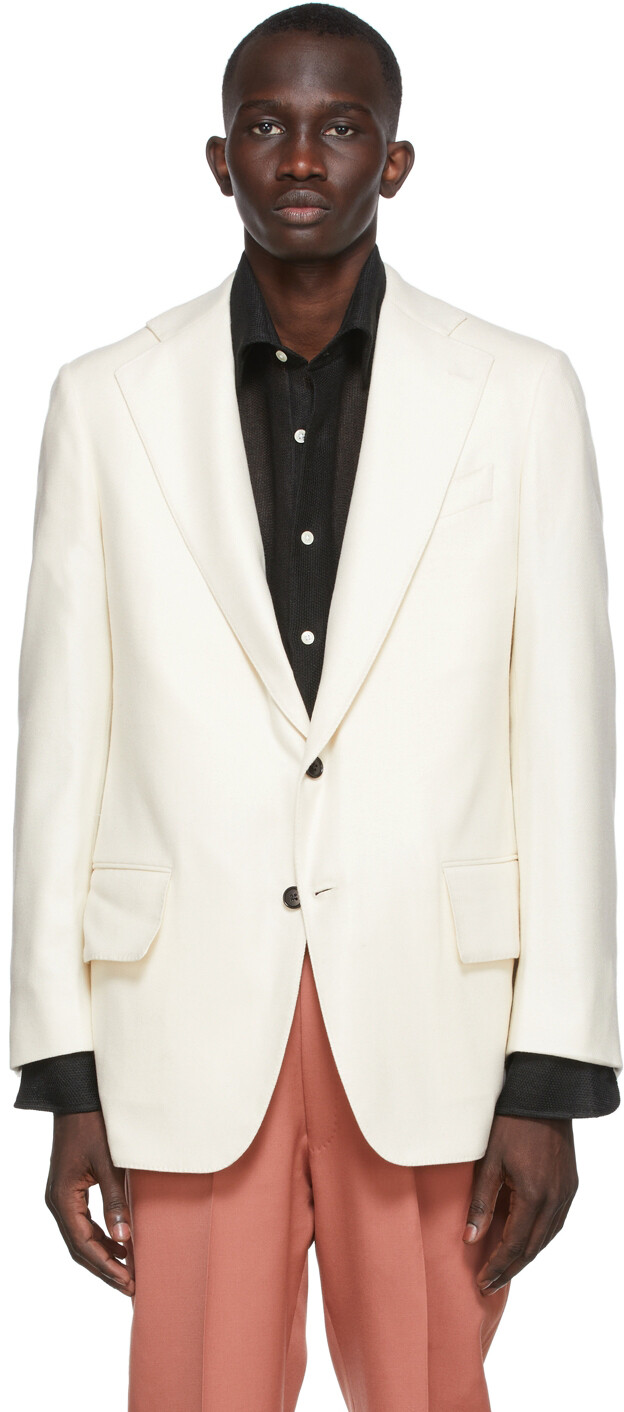 

Эксклюзивный шерстяной блейзер SSENSE Off-White Factor's
