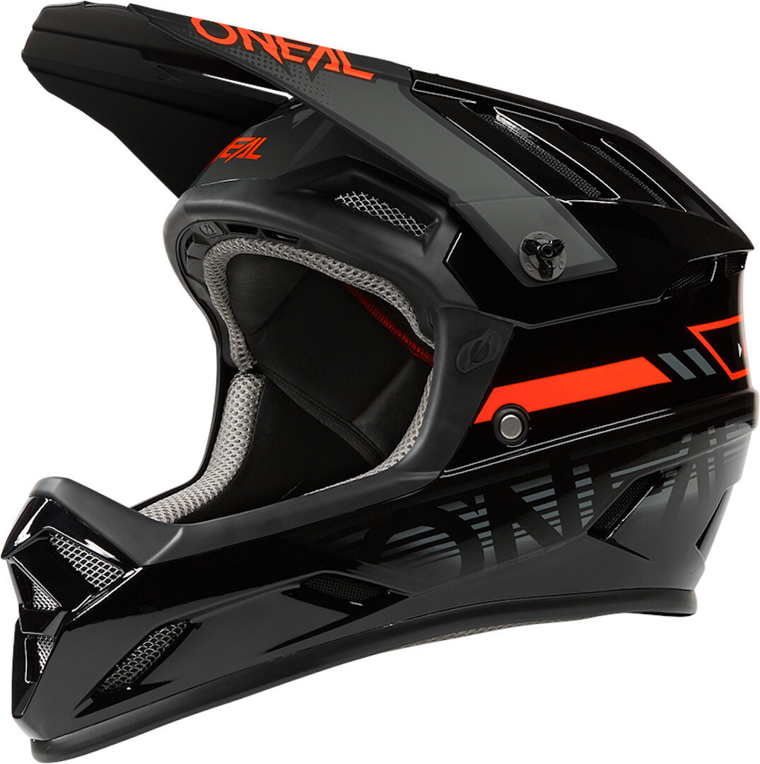Шлем Oneal Backflip Eclipse для скоростного спуска, черный/серый/красный
