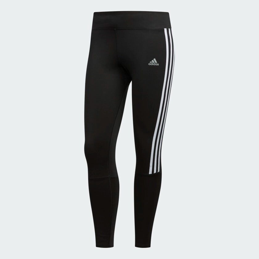 

Леггинсы Adidas Running 3-stripes, черный/белый
