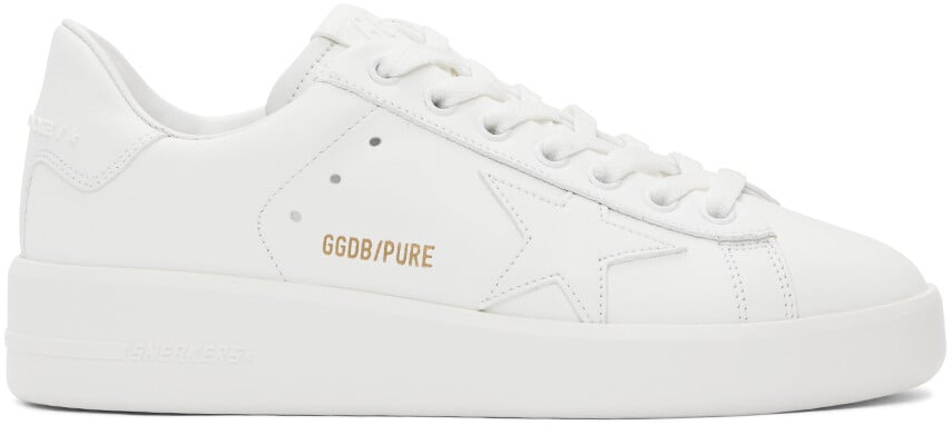 

Белые кроссовки Purestar Golden Goose