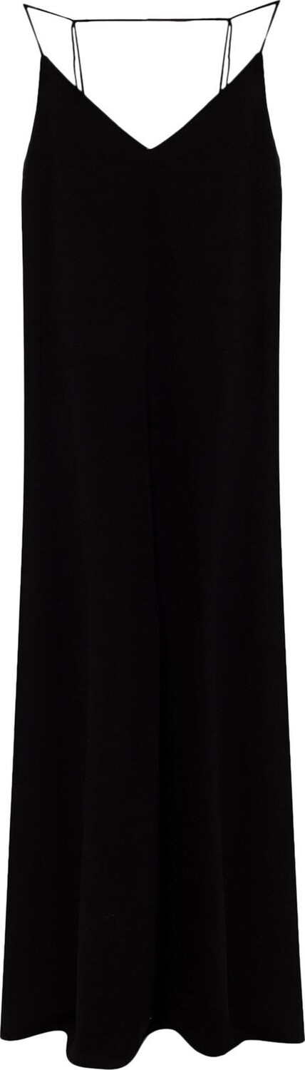 

Платье Jil Sander Spaghetti Stripes Evening Dress 'Black', черный